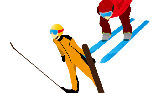スキージャンプのイメージ