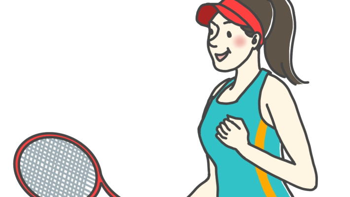 女子テニスプレーヤーのイメージ