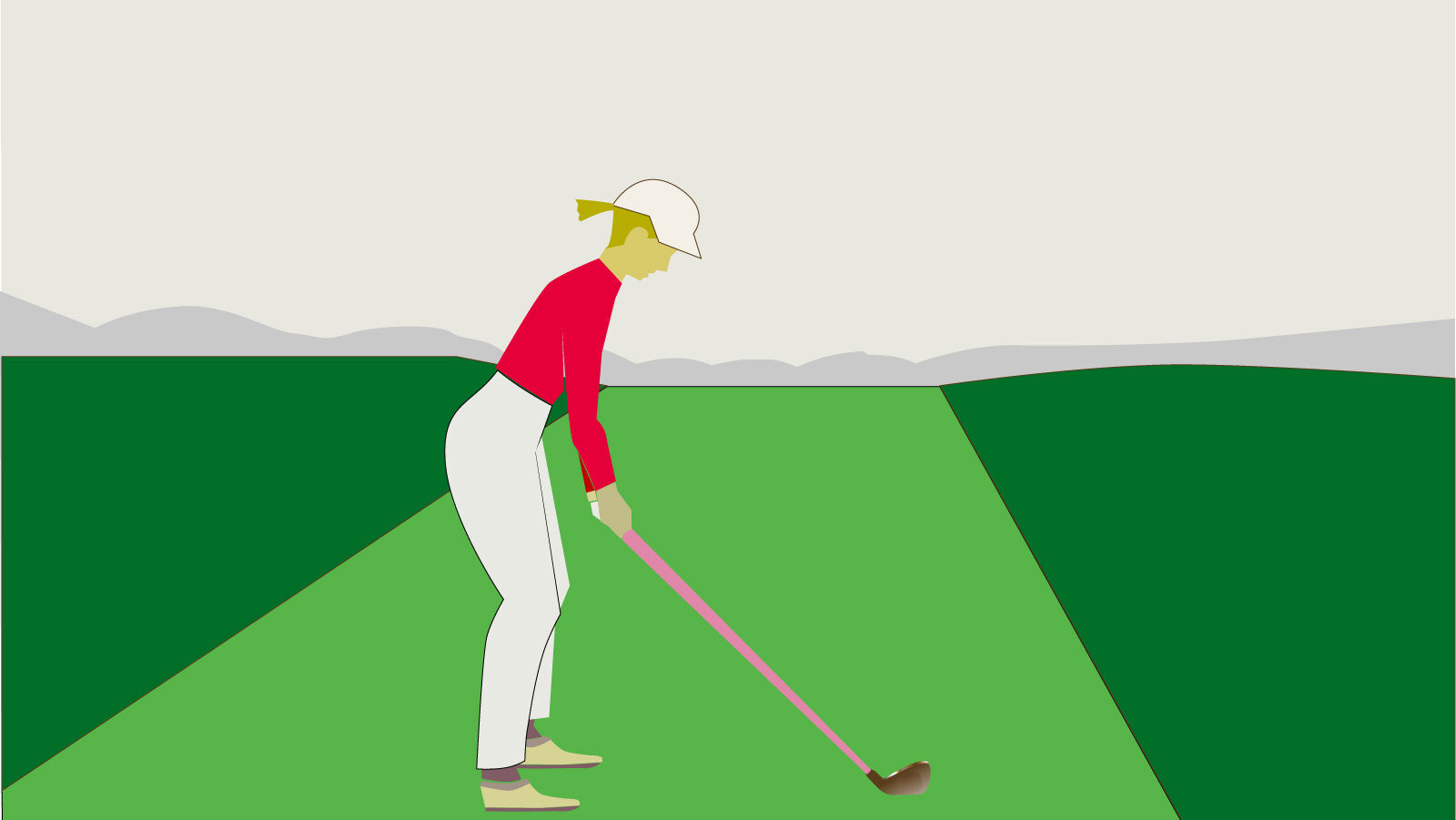 ゴルフ練習のイメージ